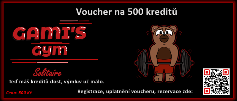 Voucher Dobití 500 kreditů, platnost 30 dnů