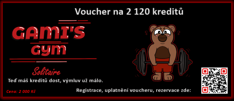 Voucher Dobití 2 120 kreditů, platnost 60 dnů
