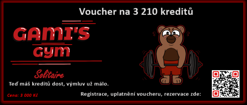 Voucher Dobití 3 210 kreditů